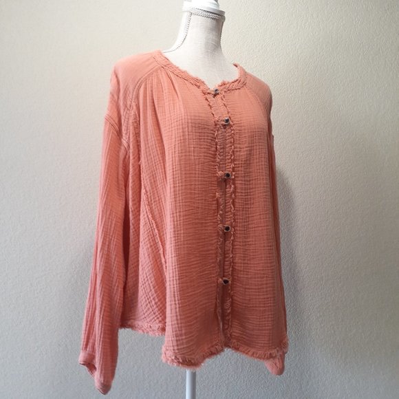 We The Free  Gauze Blouse - Picture 1 of 16